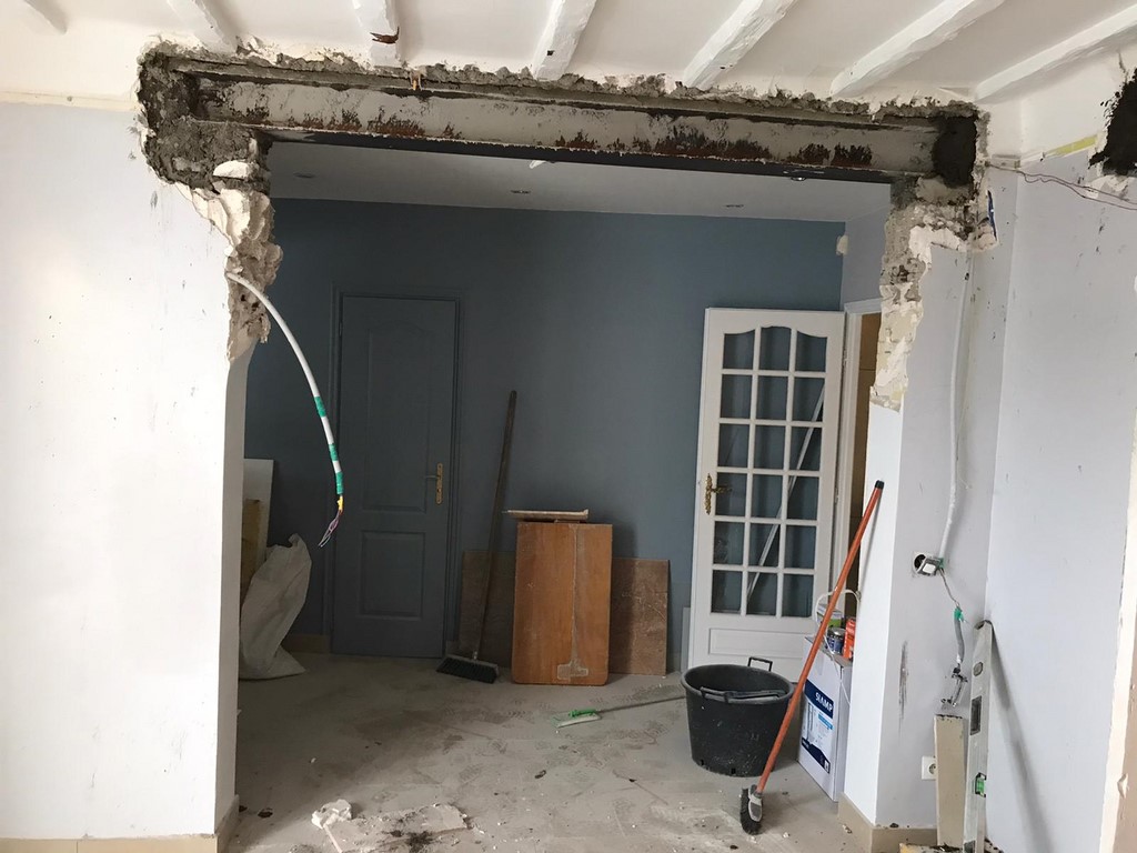 Pose poutre IPN 95 CERGY