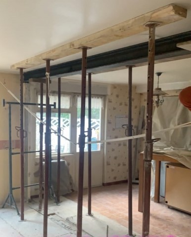 Ouverture mur porteur Cergy