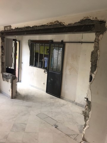 Pose poutre IPN Cergy Pontoise