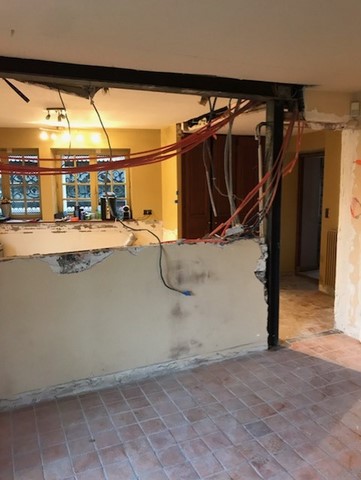 ouverture mur porteur Franconville